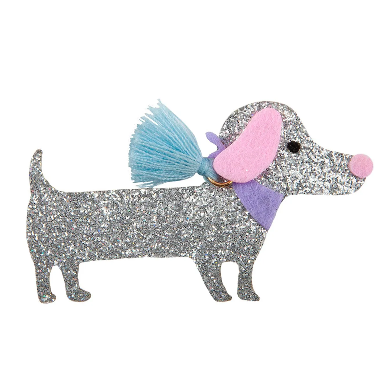 Great Pretenders Boutique Dachshund Hairclip Gold