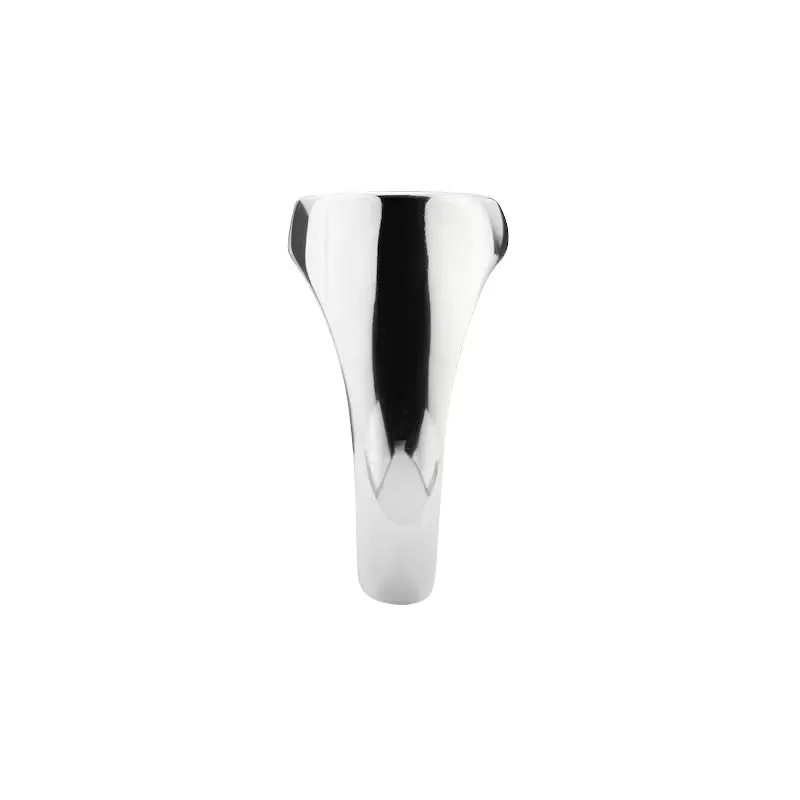 Gucci Trademark Oval Sterling Silver Ring D