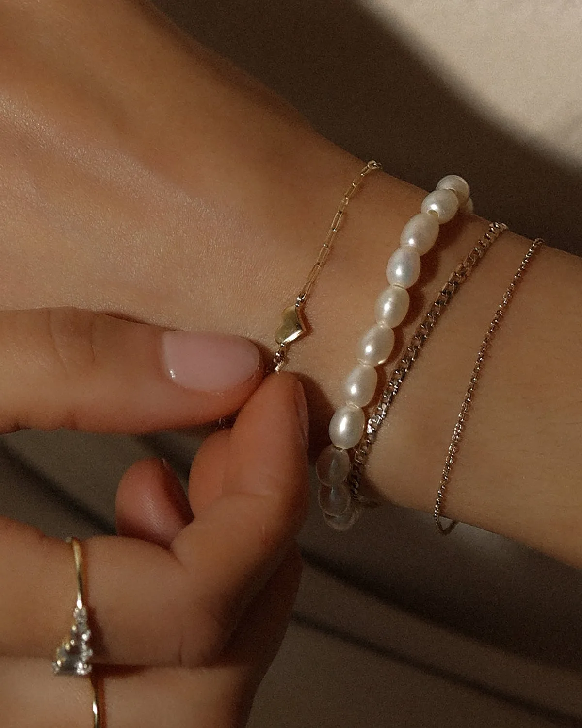 Heart Connector Bracelet