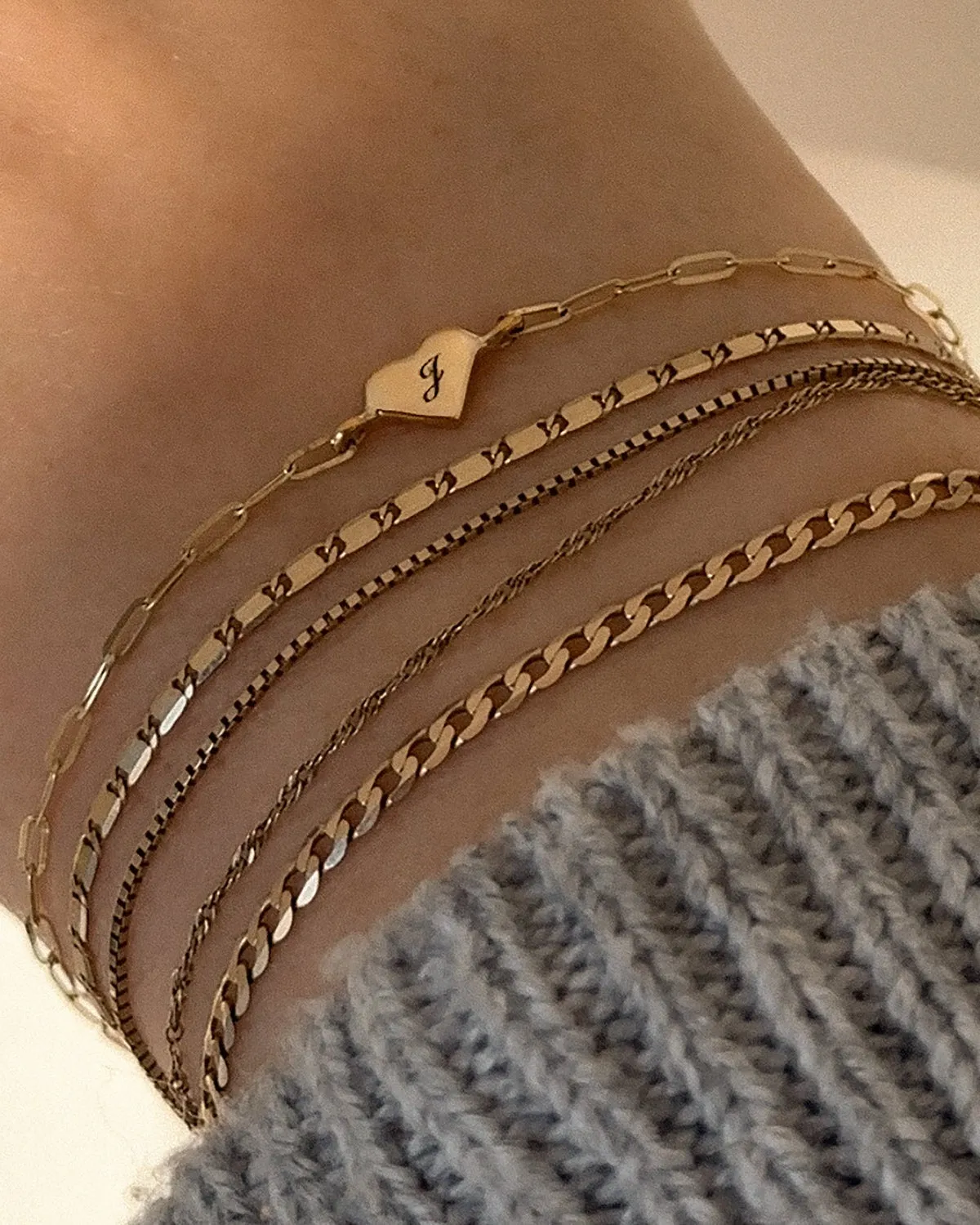 Heart Connector Bracelet