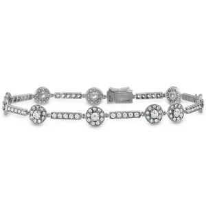 Hearts On Fire Inspiration Single Halo Line Bracelet