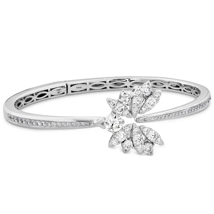 Hearts On Fire White Kites Bird Diamond Bangle
