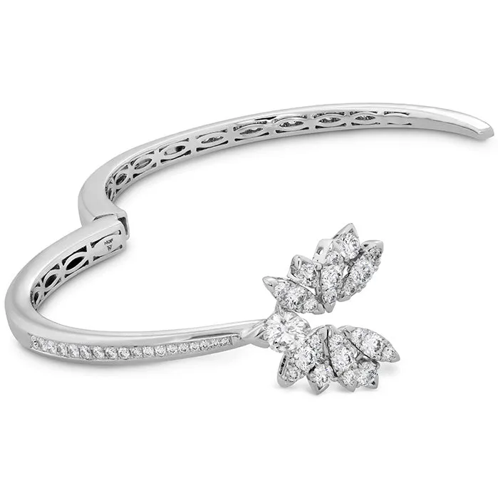 Hearts On Fire White Kites Bird Diamond Bangle