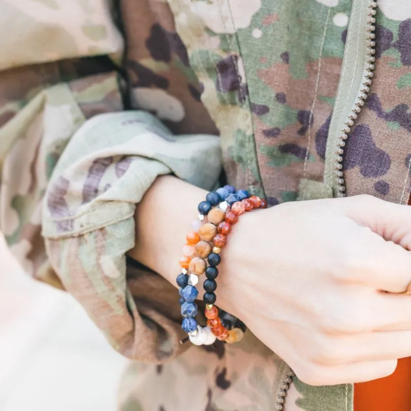 In My Heart Mini Bracelet - Marine Corps | Military Deployment Bracelet