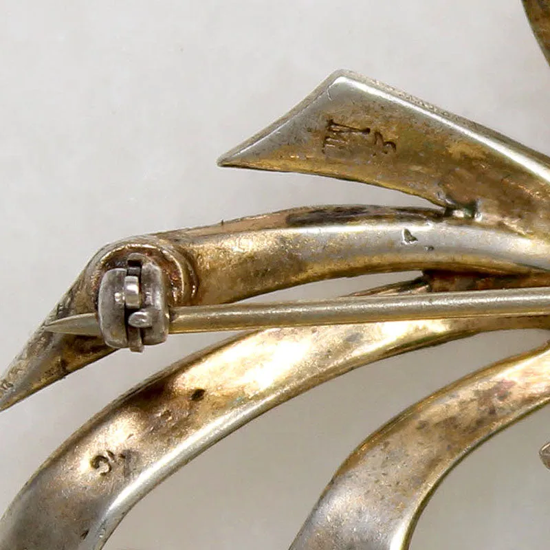 Jaunty Retro Corsage Brooch from Boucher