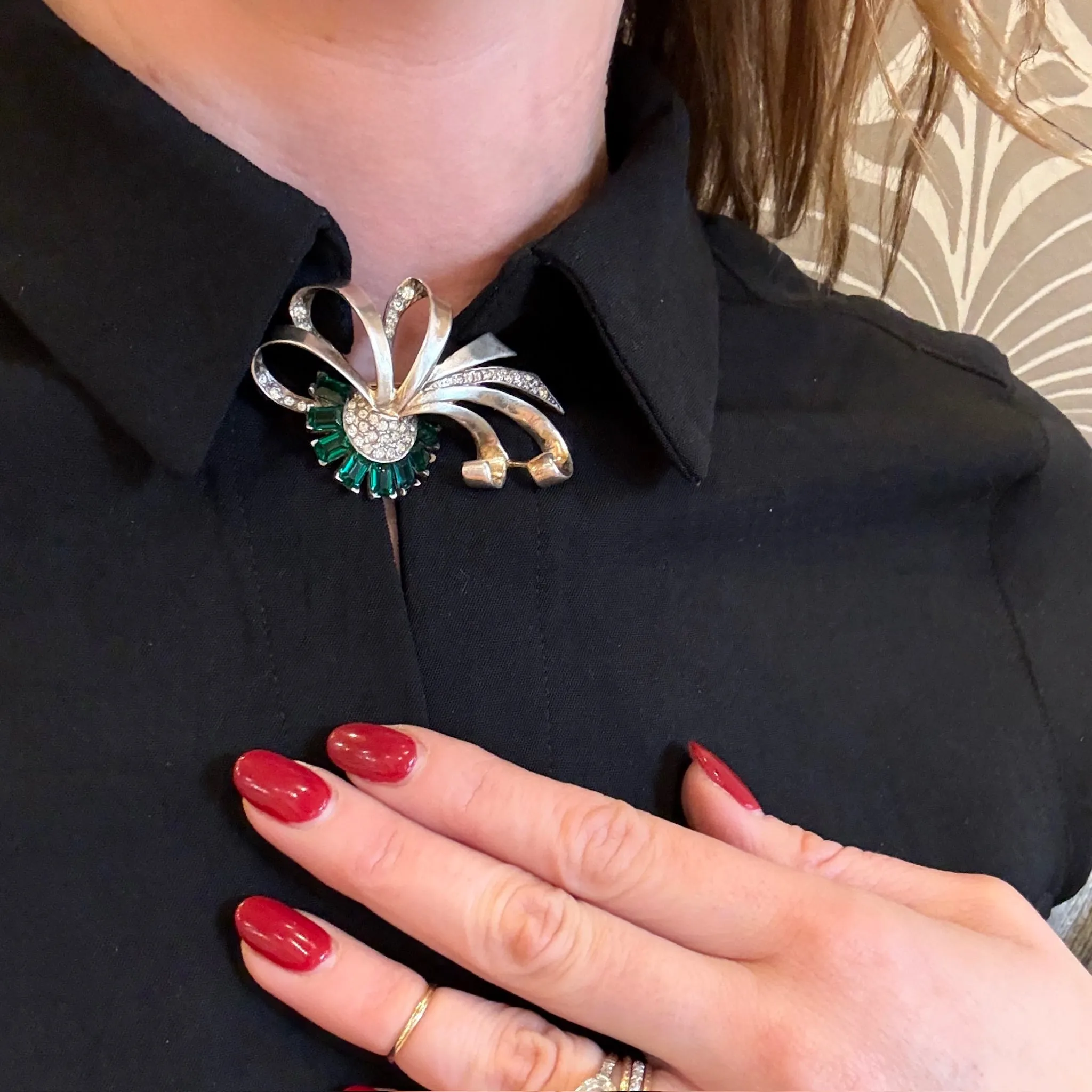 Jaunty Retro Corsage Brooch from Boucher
