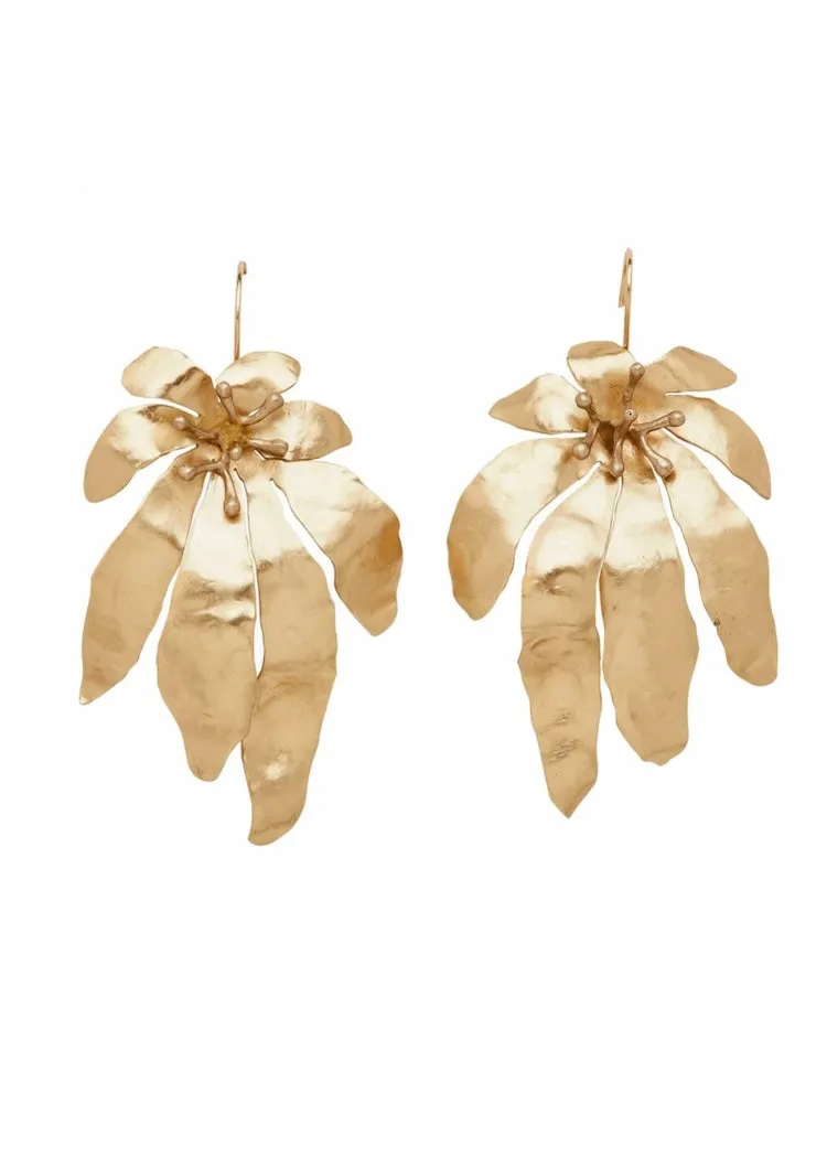 Julie Cohn | Morning Flower Bronze Earring