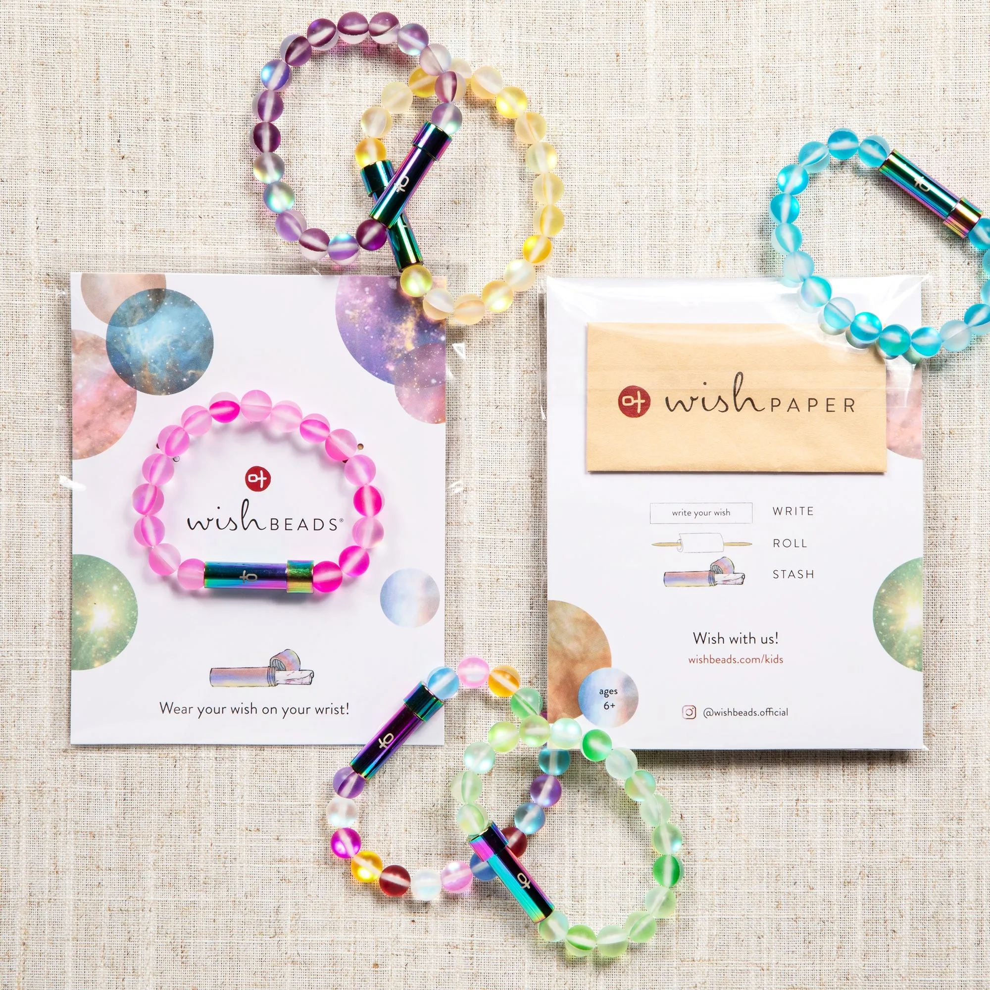 Kids Purple Magic Wish Bracelet