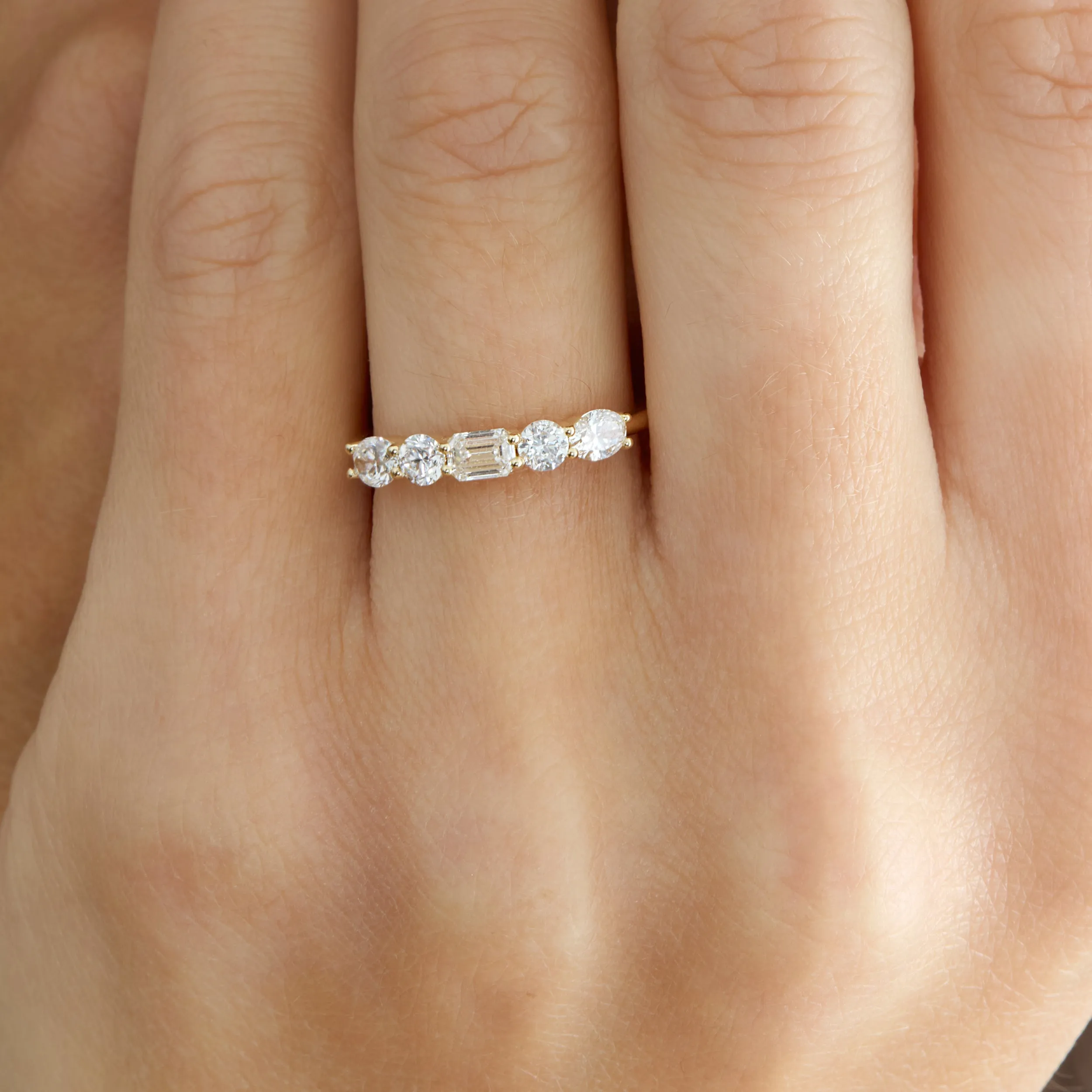 Lab-Grown Diamond Wedding Band, Nori