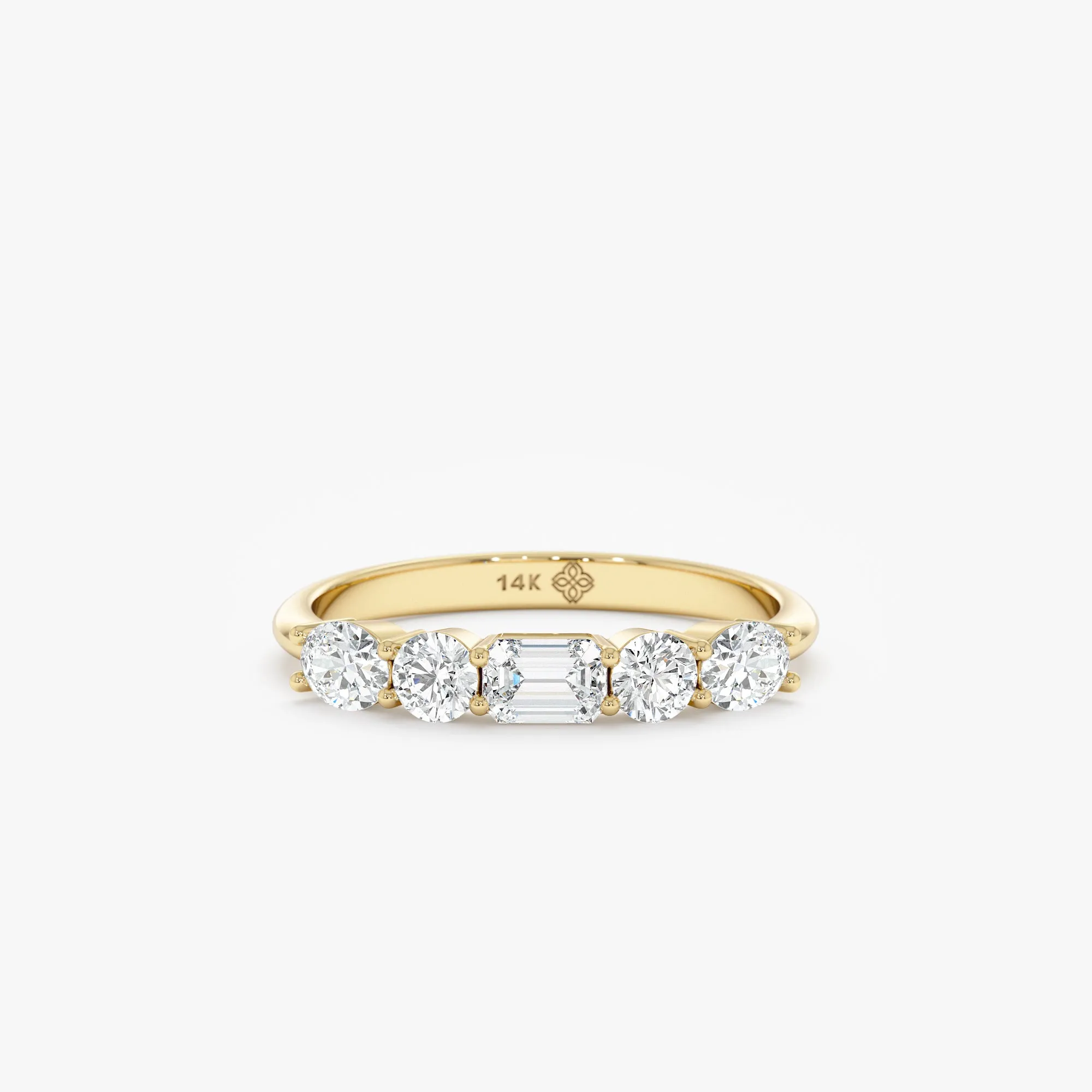 Lab-Grown Diamond Wedding Band, Nori