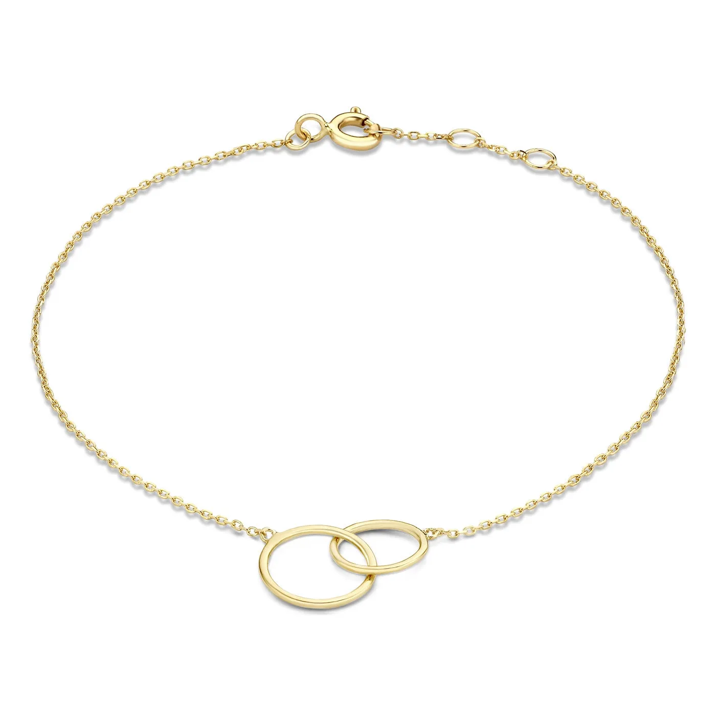 Le Marais Loulou 14 karat gold bracelet with rings