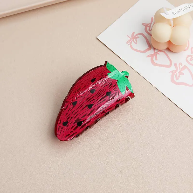 Lemon Hair Claw Clip
