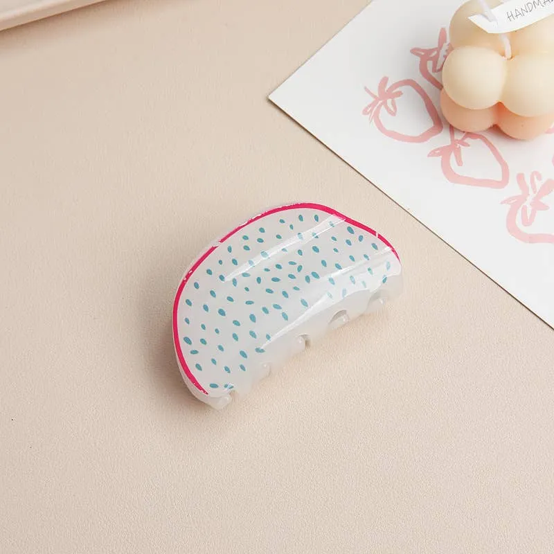 Lemon Hair Claw Clip