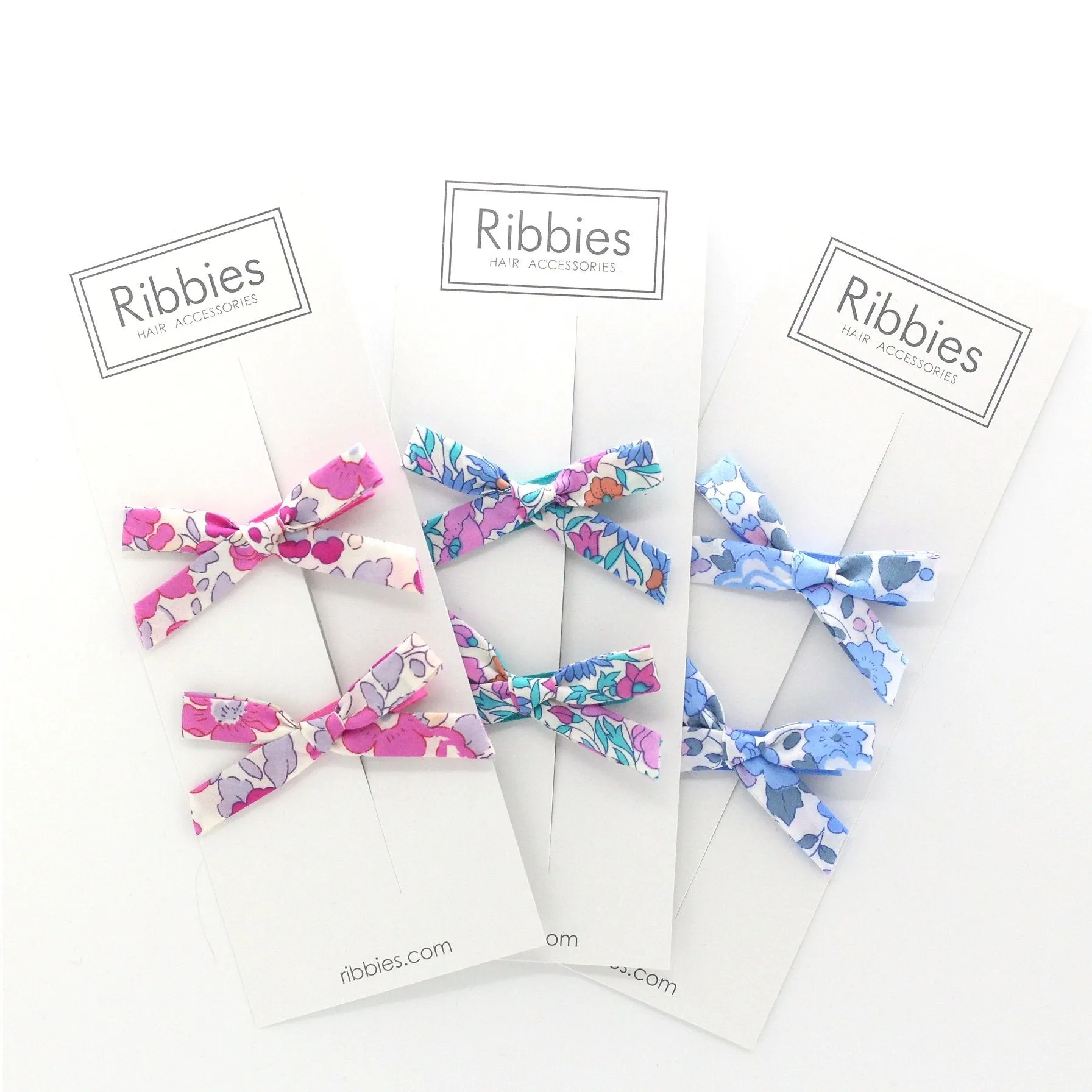 Liberty of London Schoolgirl Bows - Mitsi Blue