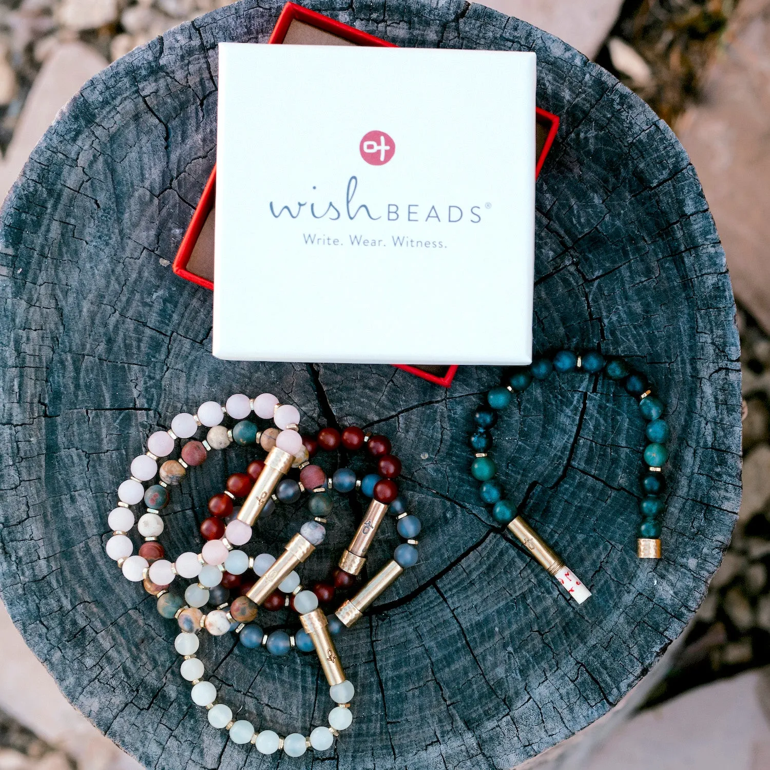 Matte Rose Quartz Shine Intention Bracelet