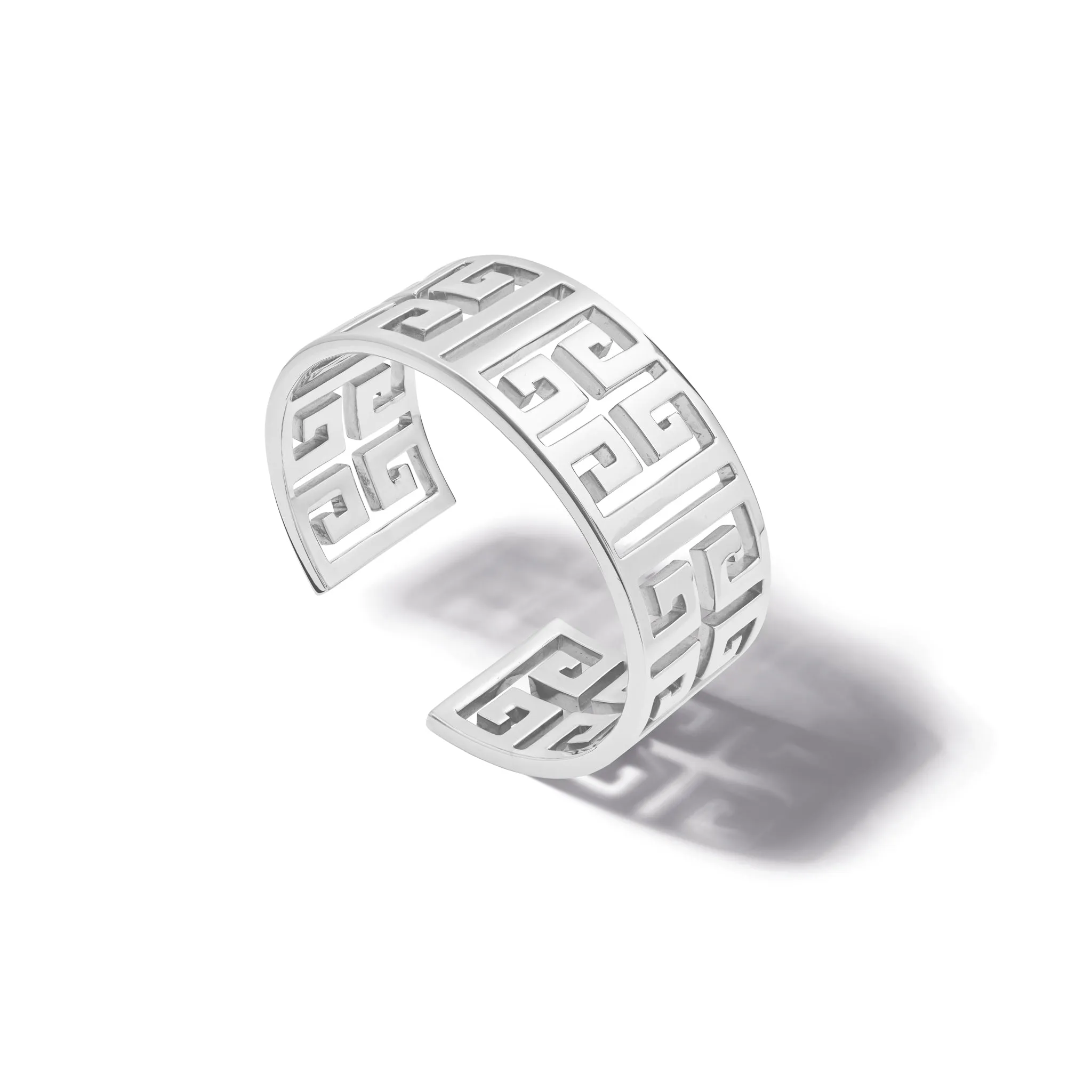 Meandros Cuff Bracelet Silver