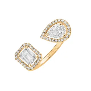 Messika My Twin Toi & Moi 18ct Yellow Gold 0.70ct Diamond Ring