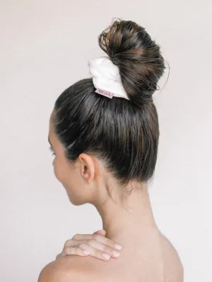 Microfiber Towel Scrunchies- White
