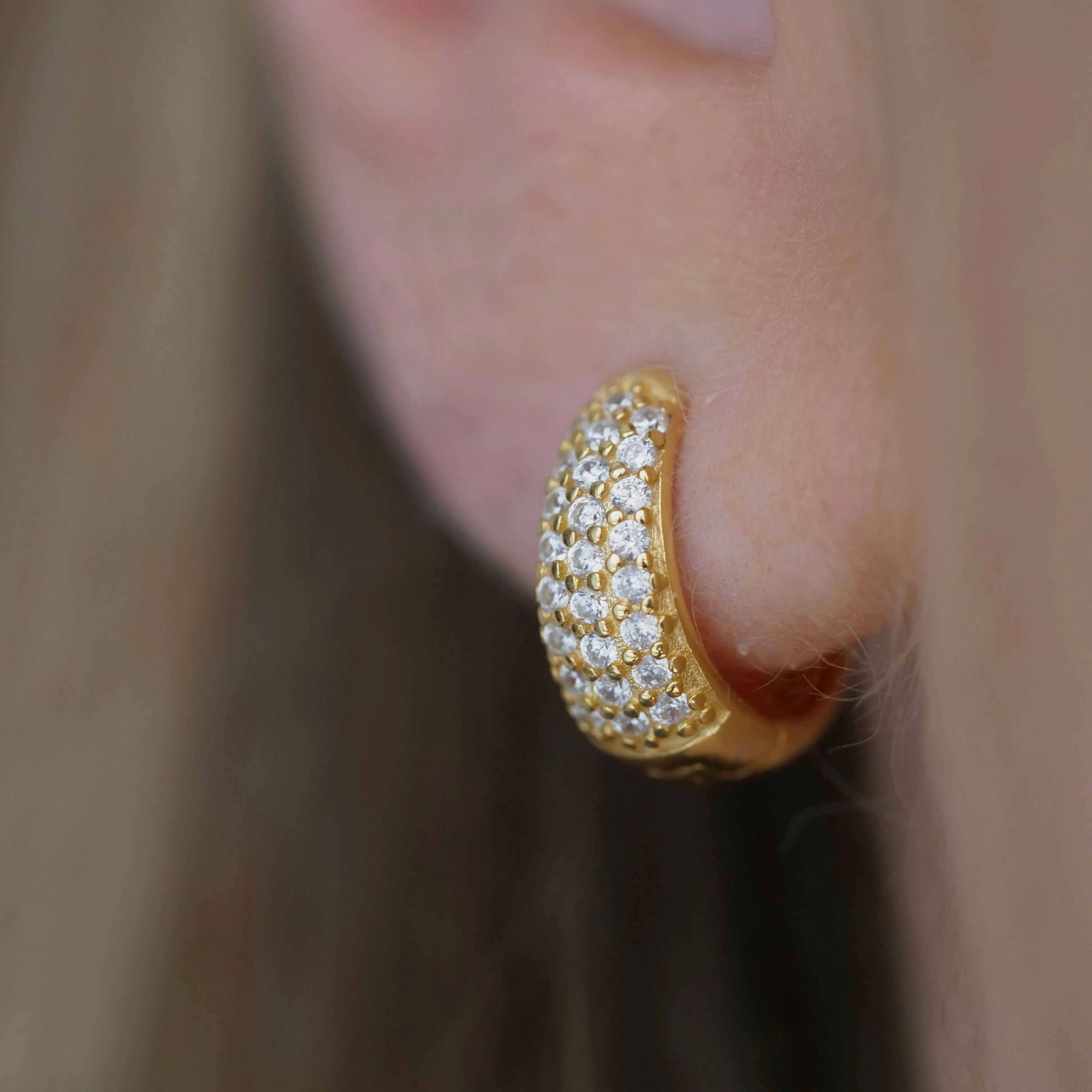 MINI PAV?? EARRINGS Gold