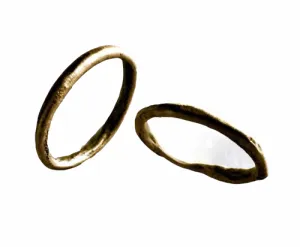 Molten 18k Gold Band