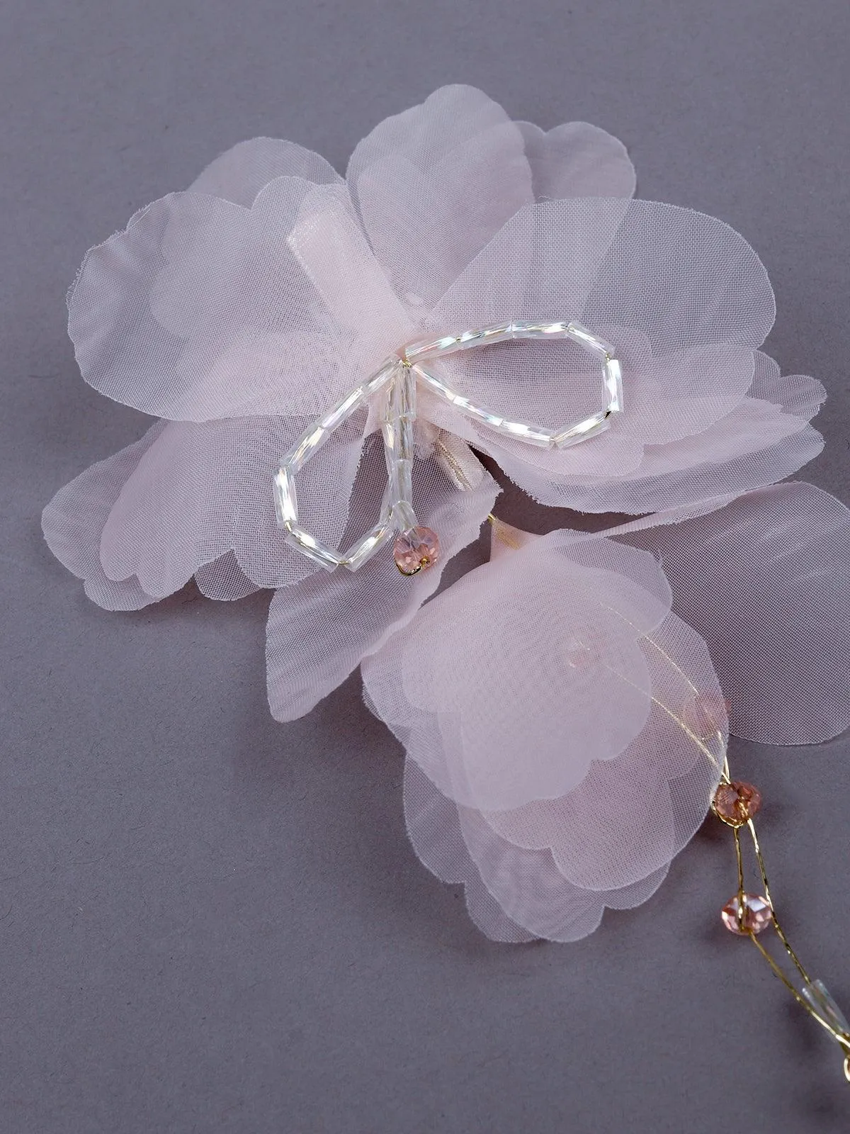 Odette Women White Fabric Gold