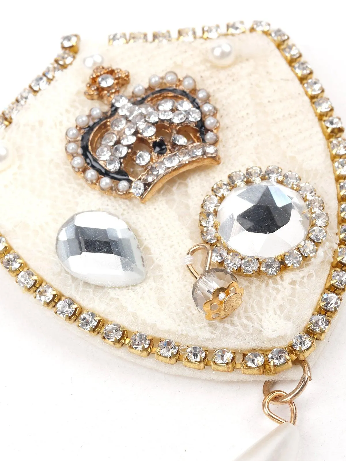 Odette Women White Metal Brooch