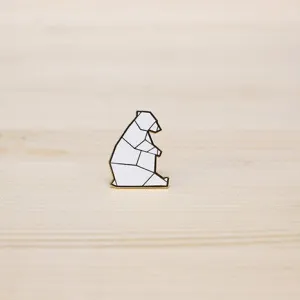 Origami Pin ?C Polar Bear