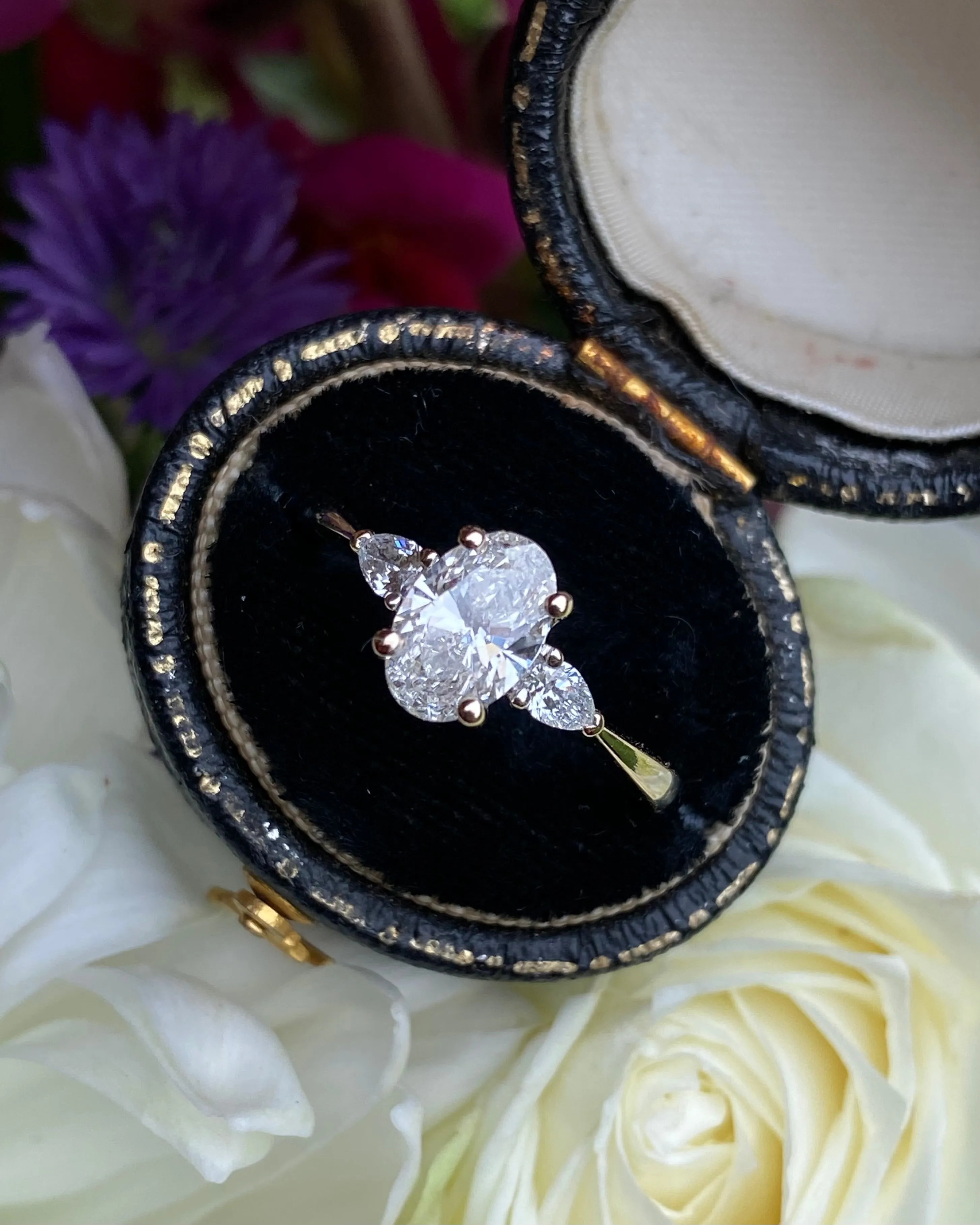 Oval Cut GIA Certified Diamond Solitaire Platinum Ring 1.22ct