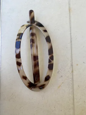 Oval French Hair Slide
