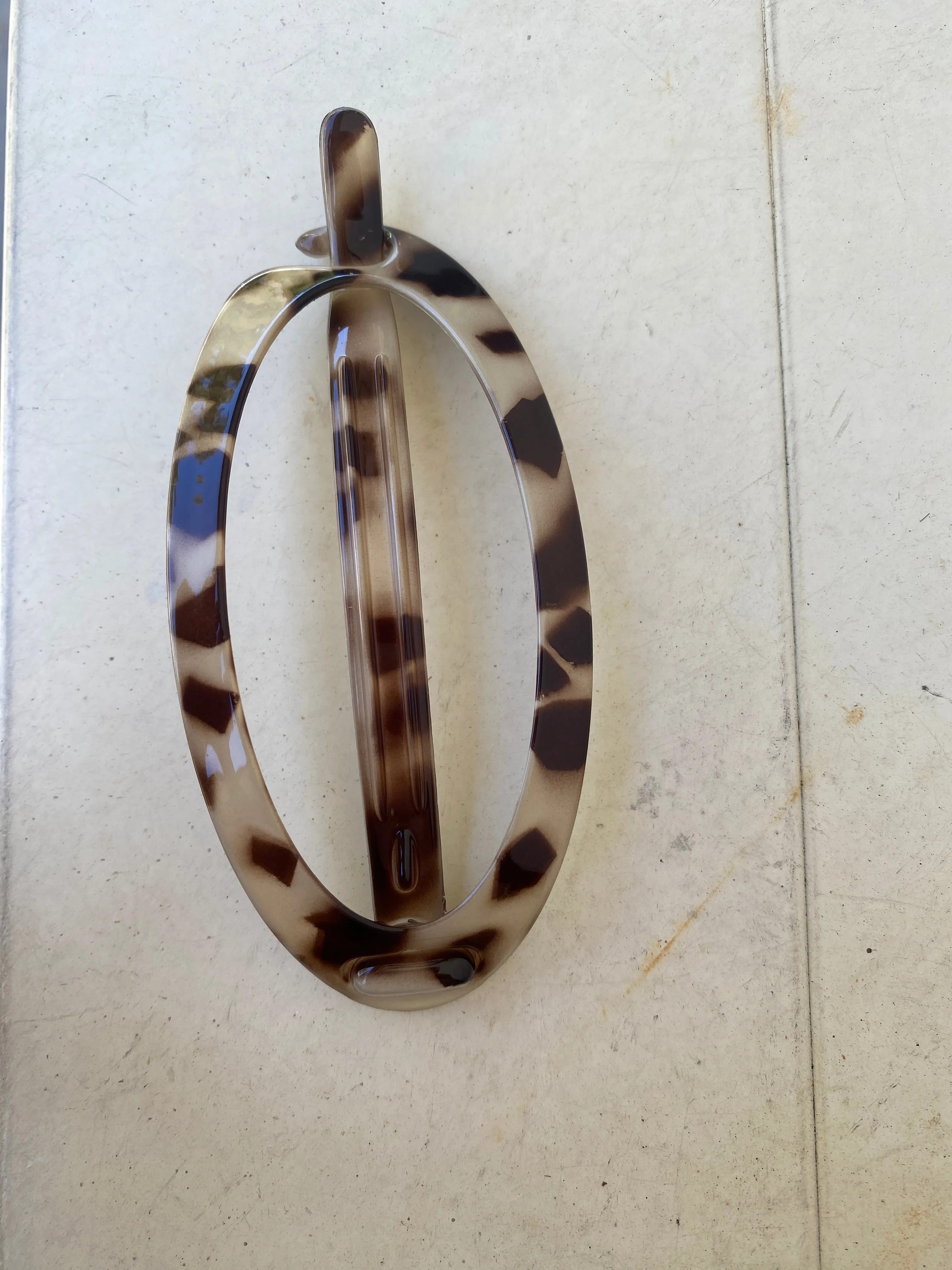 Oval French Hair Slide