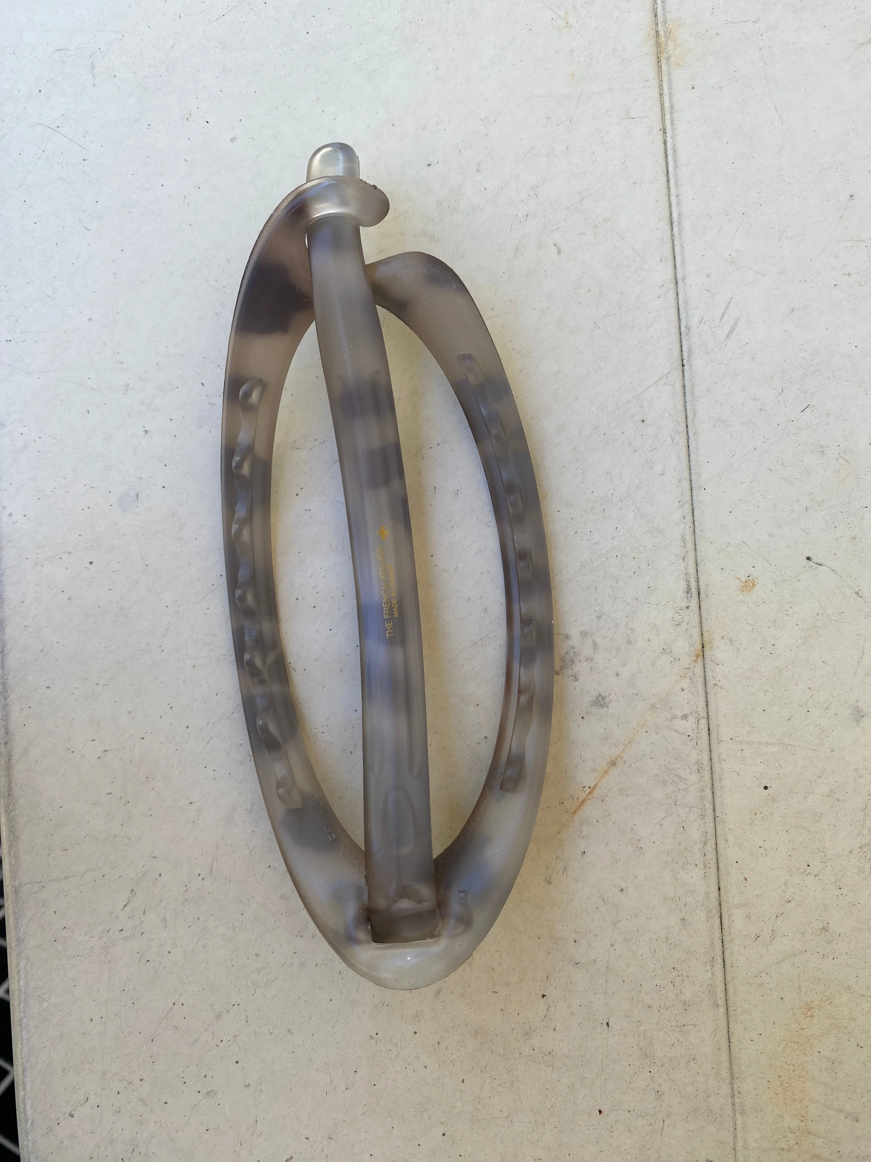 Oval French Hair Slide