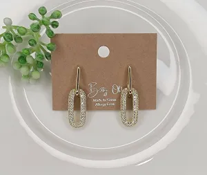 Paper Clip Earrings