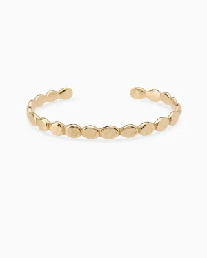 Pebble Cuff |Yellow Gold