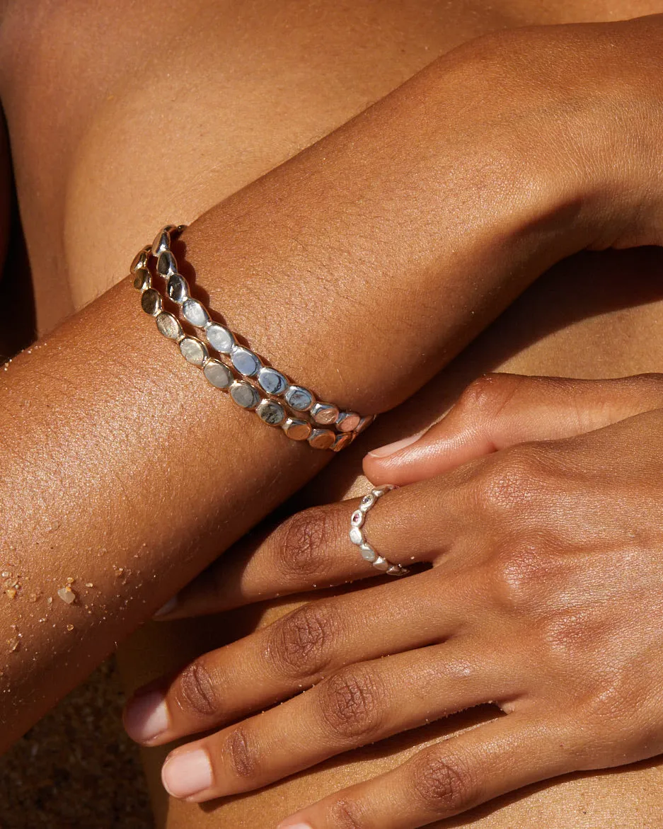 Pebble Cuff |Yellow Gold