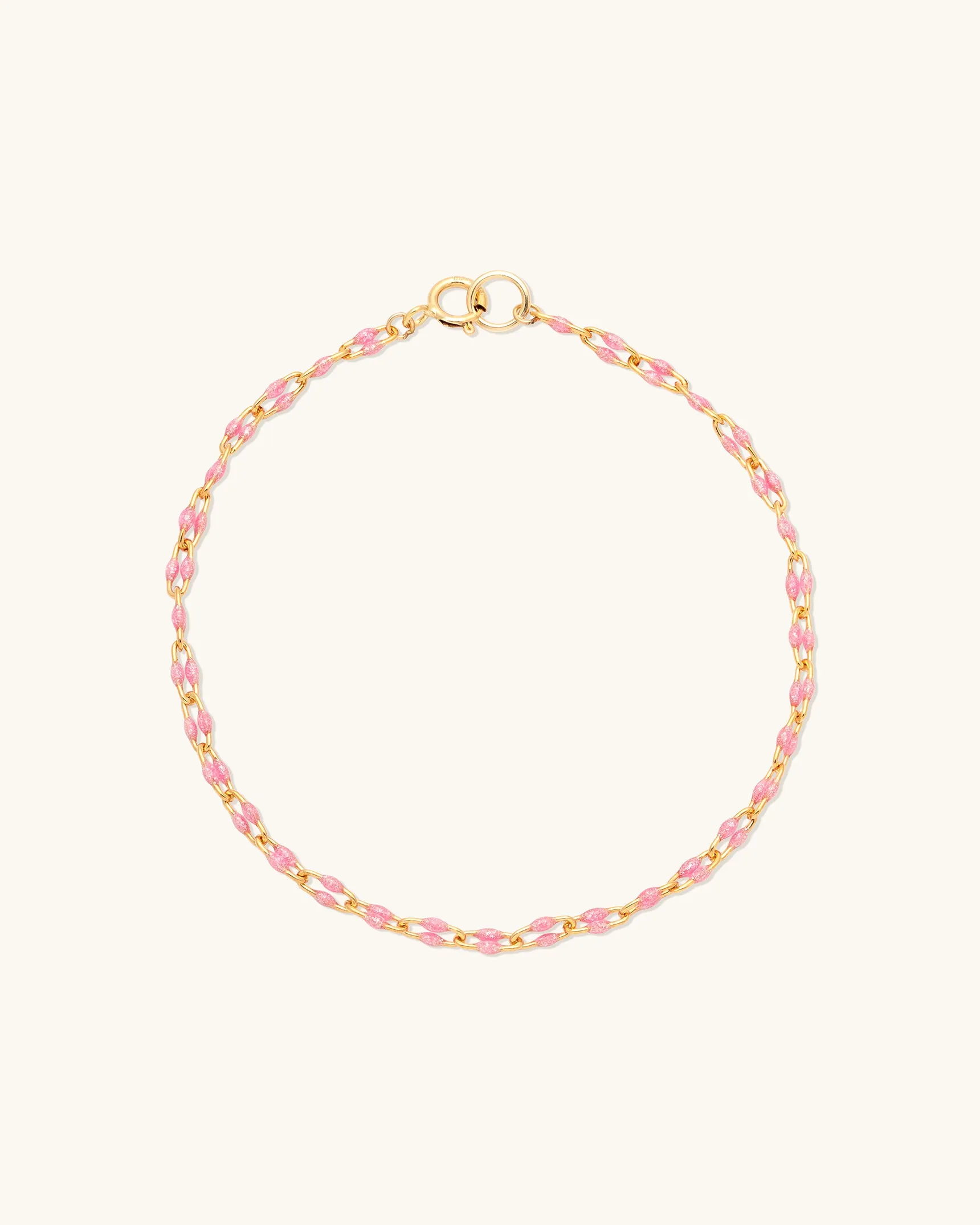 Pink U-Link Candy Chain Bracelet