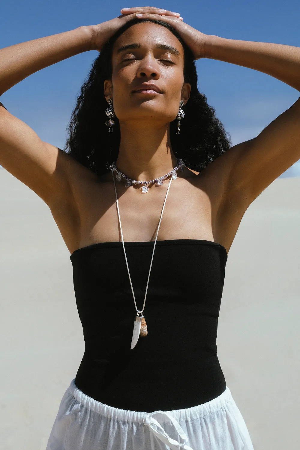 Plage Necklace Crystal Mix