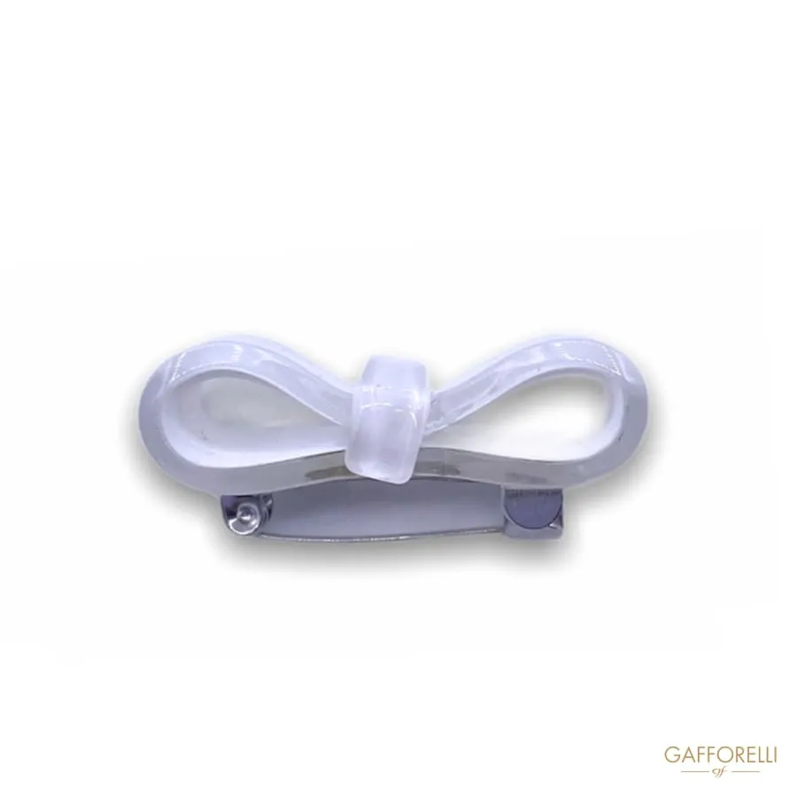 Polyester Bow Brooch D257 - Gafforelli Srl