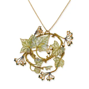 Ren?? Lalique "Ivy" Pendant Brooch/Necklace