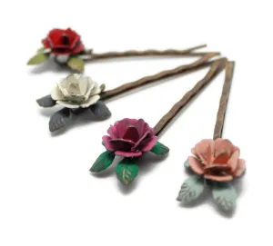 Rose Bobby Pin