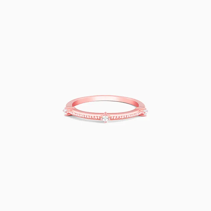 Rose Gold Glamourous Aura Ring