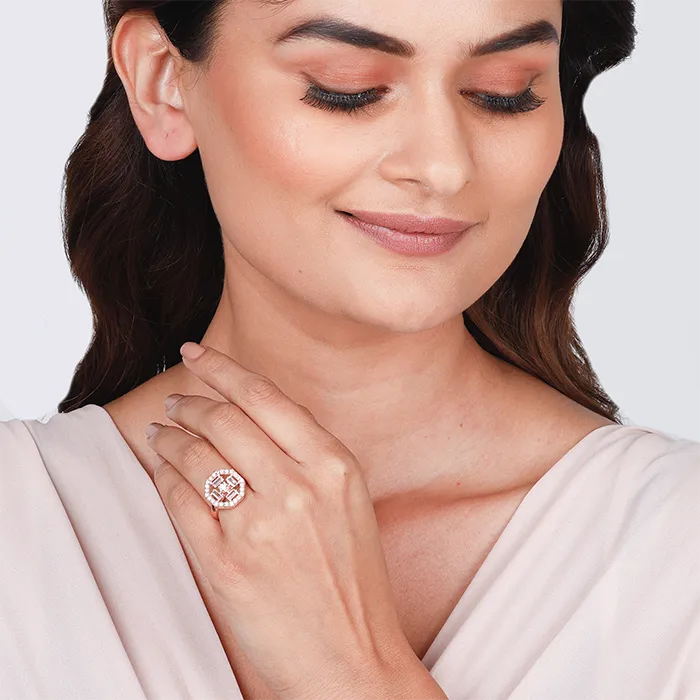 Rose Gold Magnificent Cocktail Ring