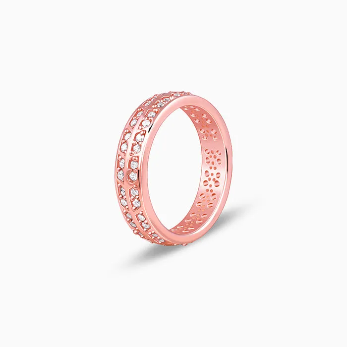 Rose Gold Sparkle Up Ring