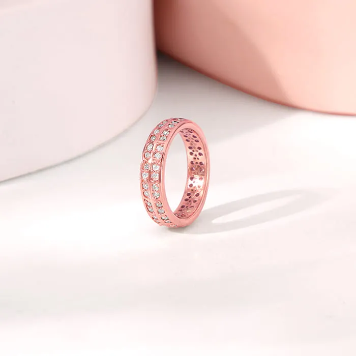 Rose Gold Sparkle Up Ring