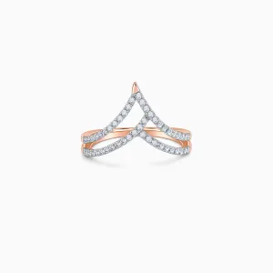 Rose Gold Virtue Diamond Vanki Ring