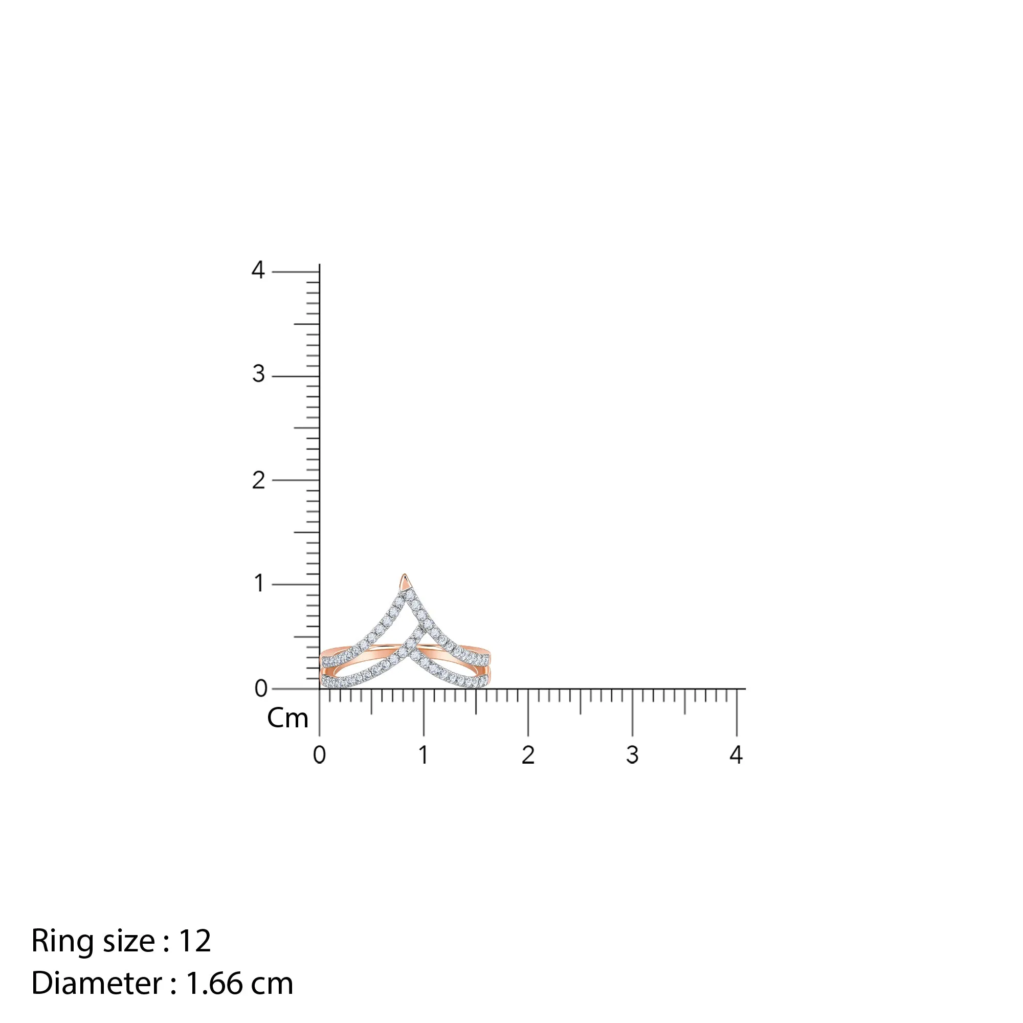 Rose Gold Virtue Diamond Vanki Ring