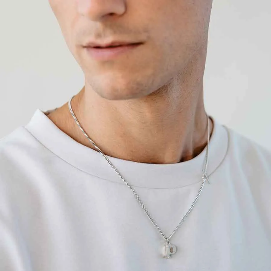 Seed c Silver Necklace