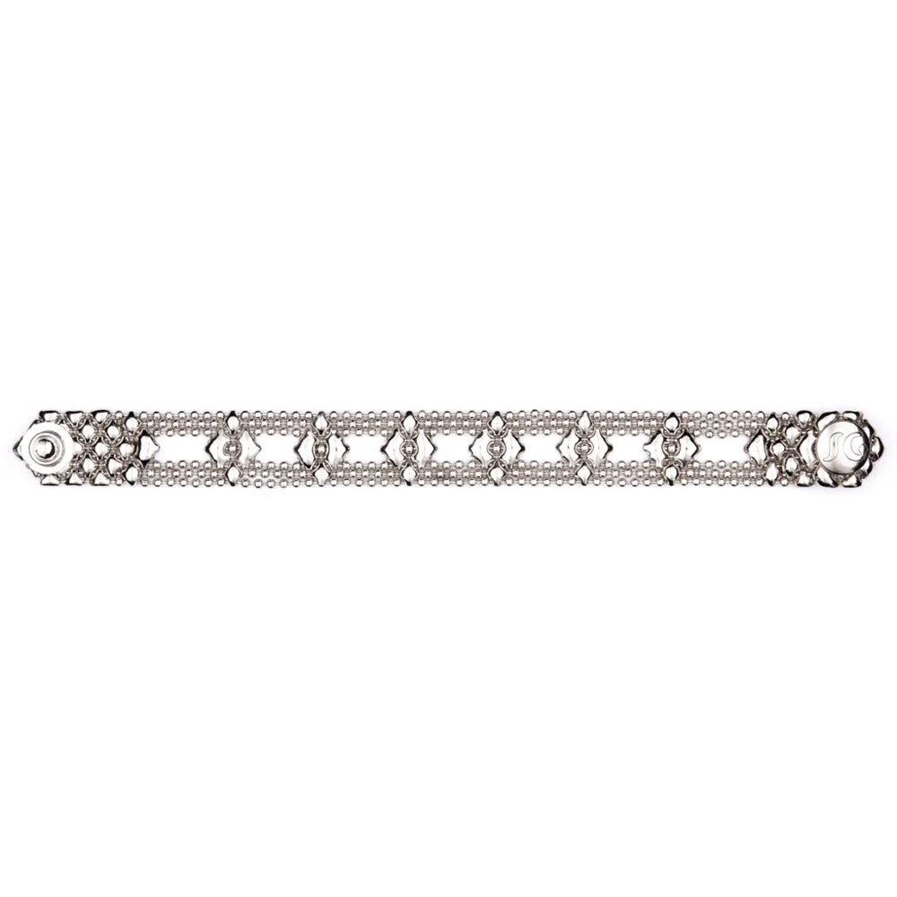 SG Liquid Metal MINI D-N Chrome Finish Bracelet by Sergio Gutierrez