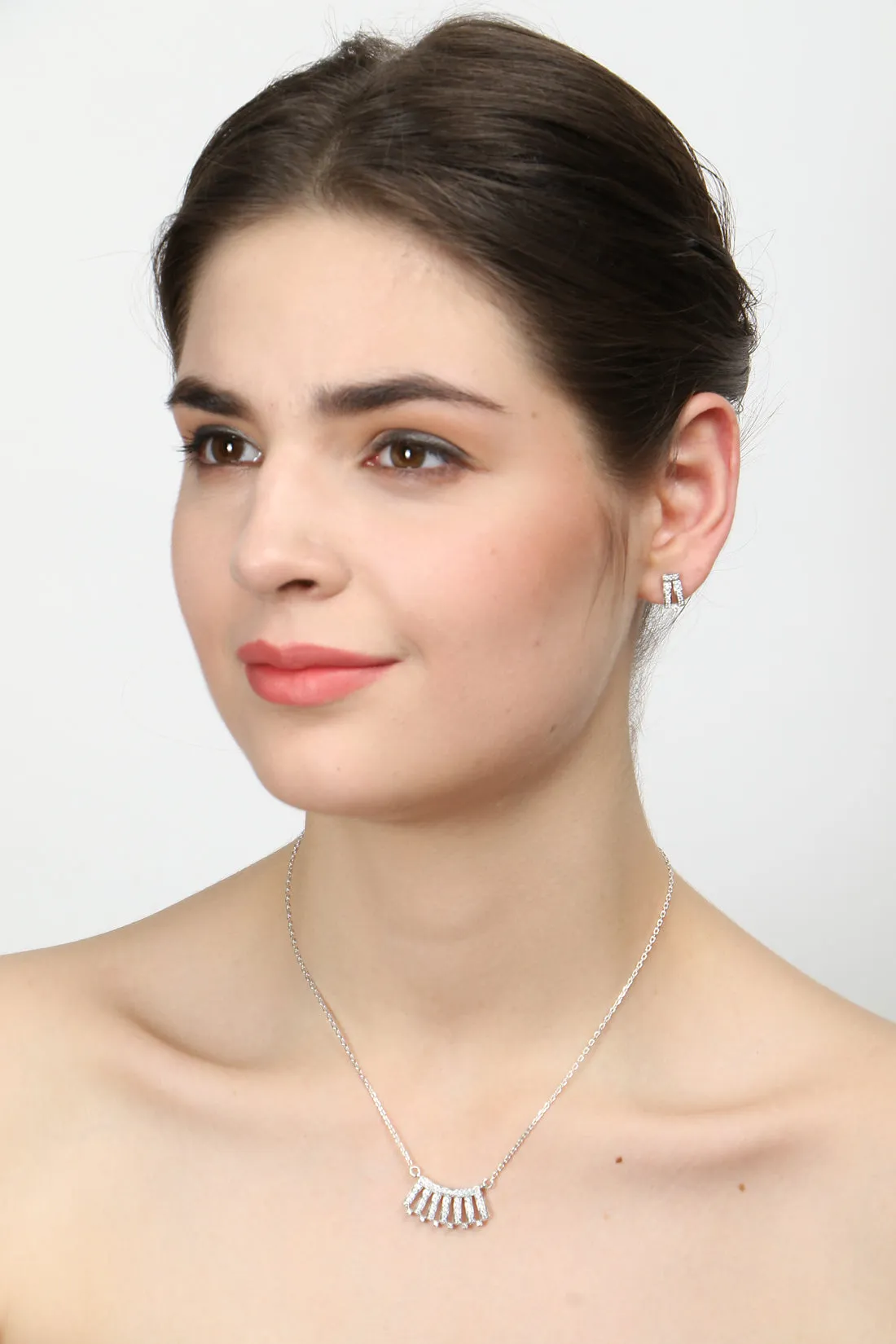 Silver Ayla Jewellery Set