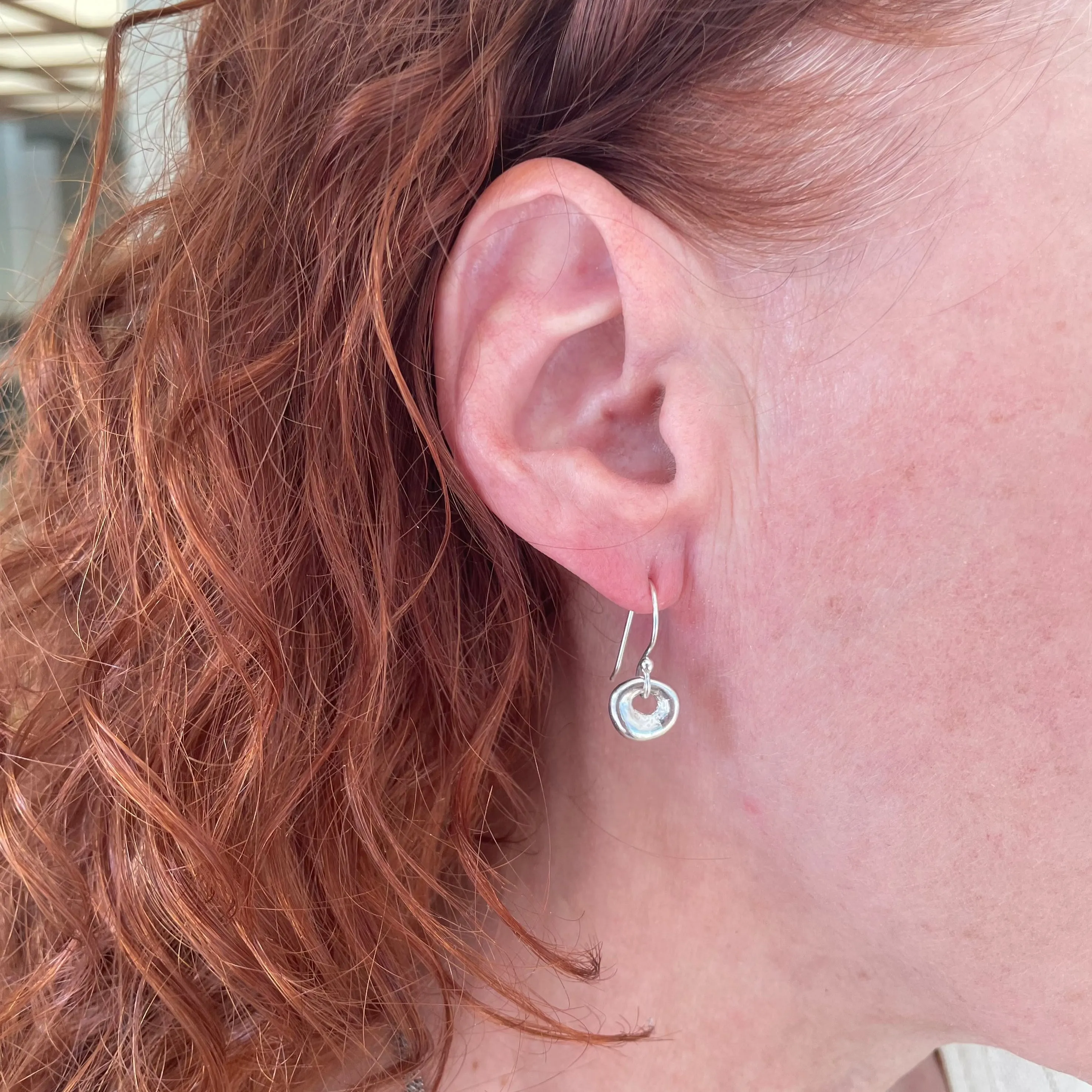 Silver Baby Luck Earrings