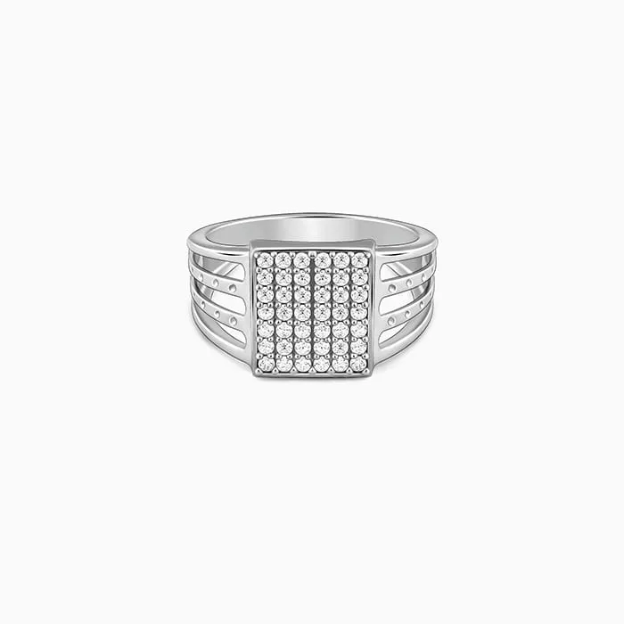 Silver Plethoric Ring For Him